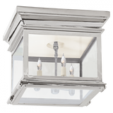 Traditional Cage Flush Mount from the Club Square Collection