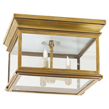 Traditional Cage Flush Mount from the Club Square Collection