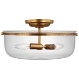 Traditional Bowl Semi-Flush Mount from the Lorford Collection