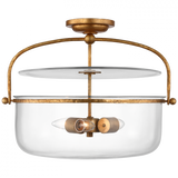 Traditional Semi-Flush Mount from the Lorford Collection