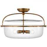 Traditional Bowl Semi-Flush Mount from the Lorford Collection
