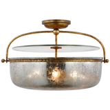Traditional Bowl Semi-Flush Mount from the Lorford Collection