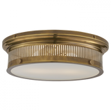 Traditional Drum Shade Flush Mount from the Alderly Collection