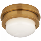 Modern Drum Shade Flush Mount from the Launceton Collection