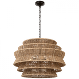 Modern 3 Light Chandelier from the Antigua Collection