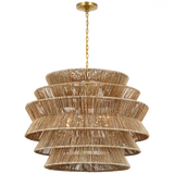 Modern 4 Light Chandelier from the Antigua Collection