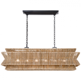 Modern 6 Light Chandelier from the Antigua Collection