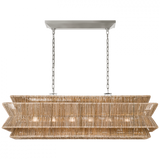 Modern 6 Light Chandelier from the Antigua Collection