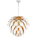 Modern 6 Light Chandelier from the Cynara Collection