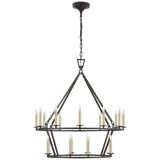 Casual 20 Light Chandelier from the Darlana Ring Collection