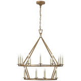 Casual 20 Light Chandelier from the Darlana Ring Collection
