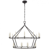Casual 20 Light Chandelier from the Darlana Ring Collection