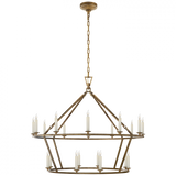 Casual 20 Light Chandelier from the Darlana Ring Collection