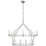 Casual 20 Light Chandelier from the Darlana Ring Collection