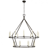 Casual 20 Light Chandelier from the Darlana Ring Collection