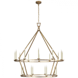 Casual 20 Light Chandelier from the Darlana Ring Collection