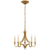 Modern 5 Light Chandelier from the Mykonos Collection