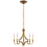 Modern 5 Light Chandelier from the Mykonos Collection