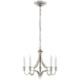 Modern 5 Light Chandelier from the Mykonos Collection
