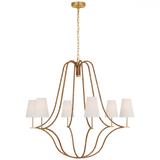 Traditional 6 Light Chandelier from the Biscayne Collection