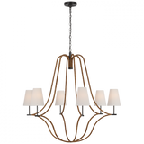 Traditional 6 Light Chandelier from the Biscayne Collection