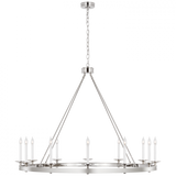 Traditional 12 Light Chandelier from the Launceton Collection