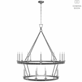Casual 20 Light Chandelier from the Darlana Wrapped Collection