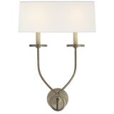 Casual Wall Sconce from the Symmetric Twist Collection