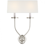Casual Wall Sconce from the Symmetric Twist Collection