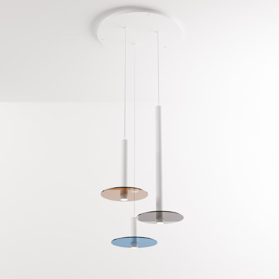 Contemporary Multi Light Pendant from the Combi Collection
