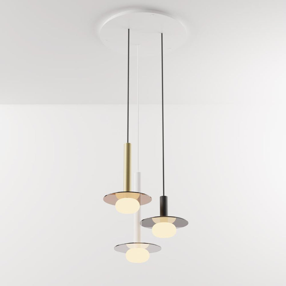 Contemporary Multi Light Pendant from the Combi Collection