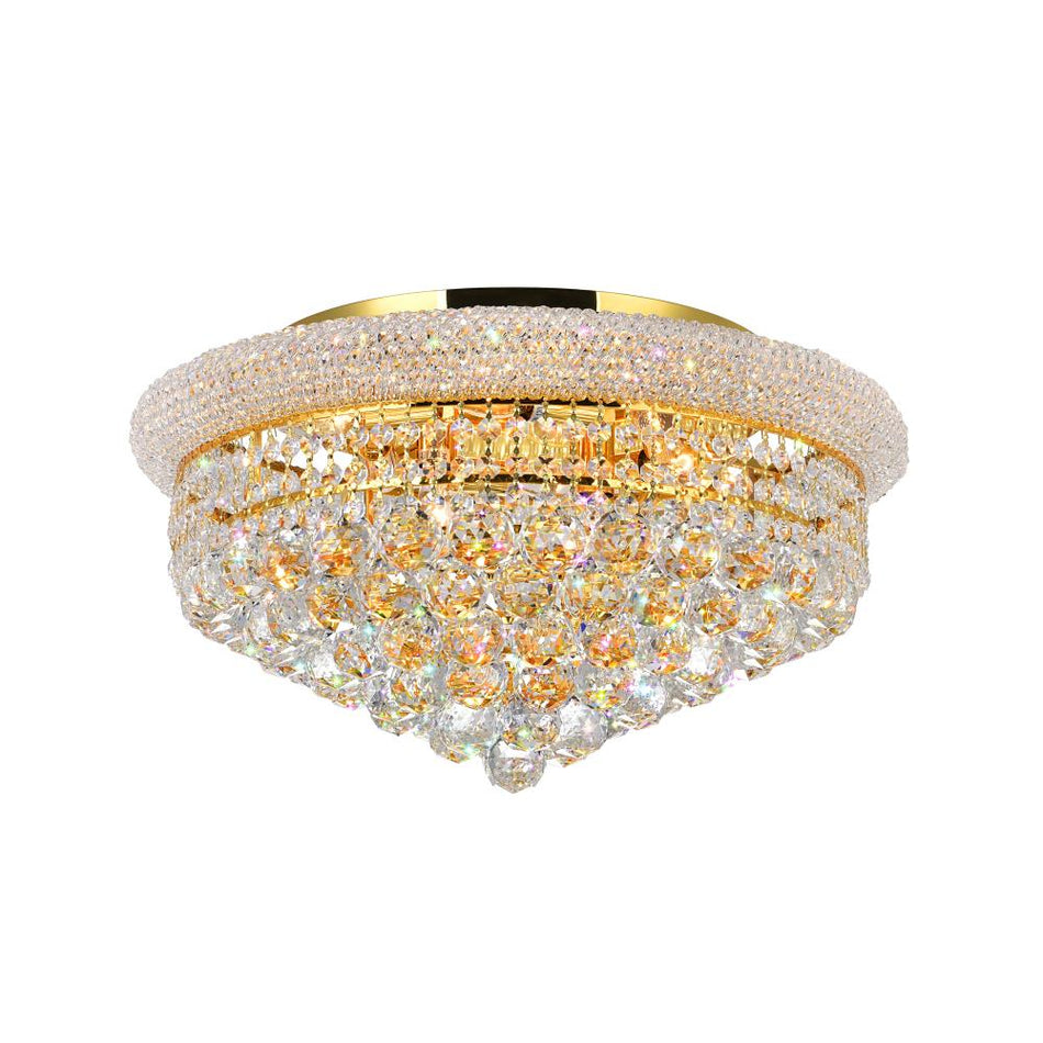 Empire 8 Light 20in Flush Mount with Crystals