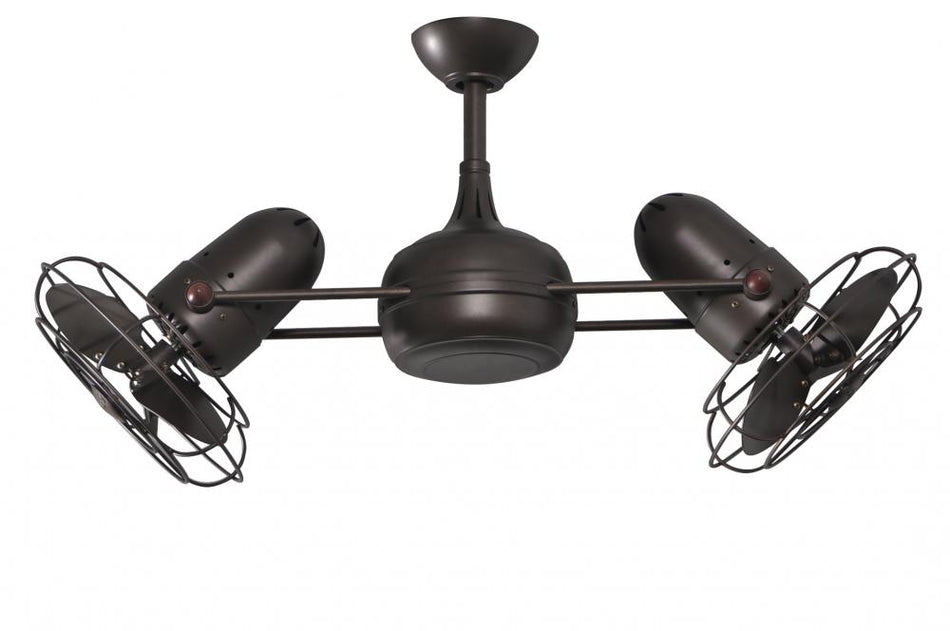 Contemporary Dual Motor Fan from the Dagny Collection