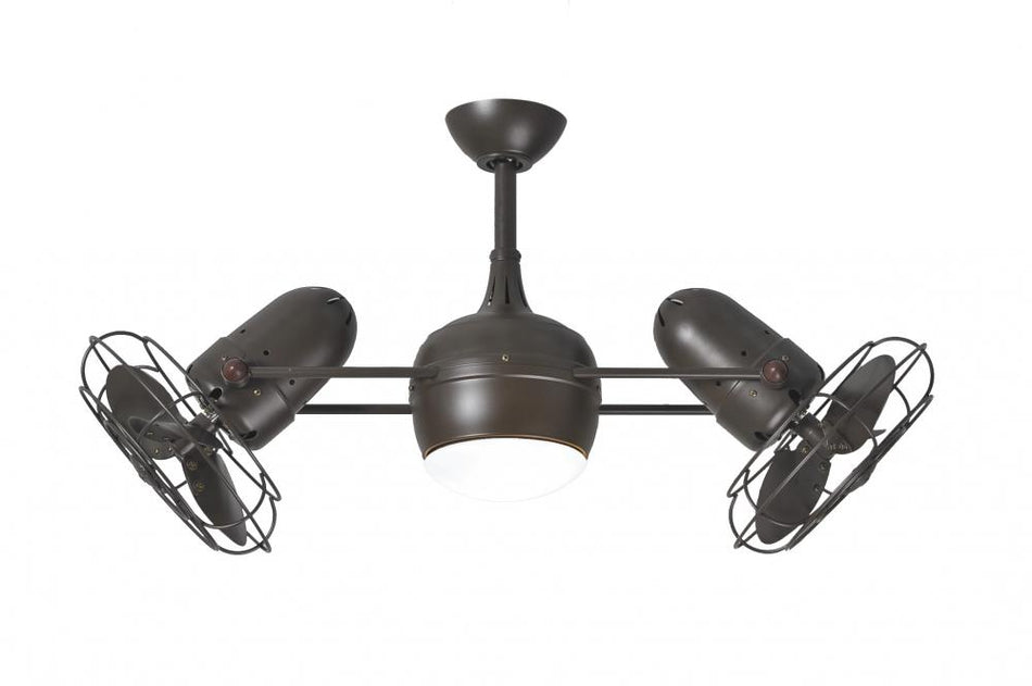 Contemporary Dual Motor Fan from the Dagny - LK Collection