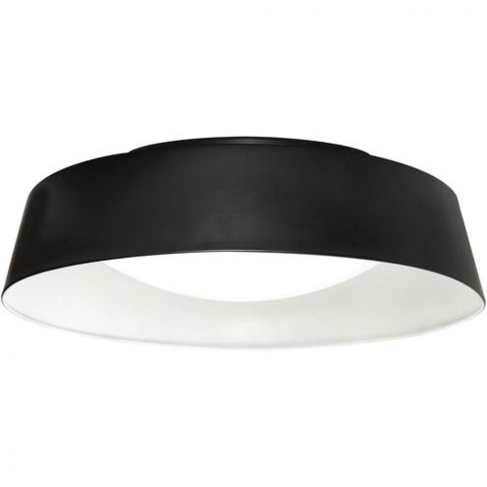 Contemporary Drum Shade Flush Mount from the Duncan Collection