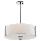 Contemporary Drum Shade Pendant from the Zurich Collection