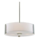 Contemporary Drum Shade Pendant from the Zurich Collection