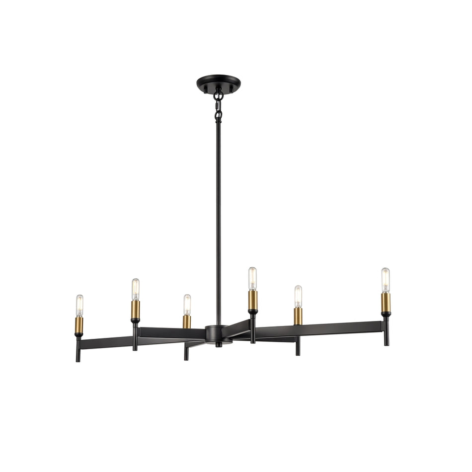 Transitional Chandelier from the Cambrai Collection