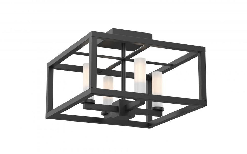 Traditional Semi-Flush Mount from the Sambre Collection