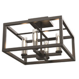 Traditional Semi-Flush Mount from the Sambre Collection
