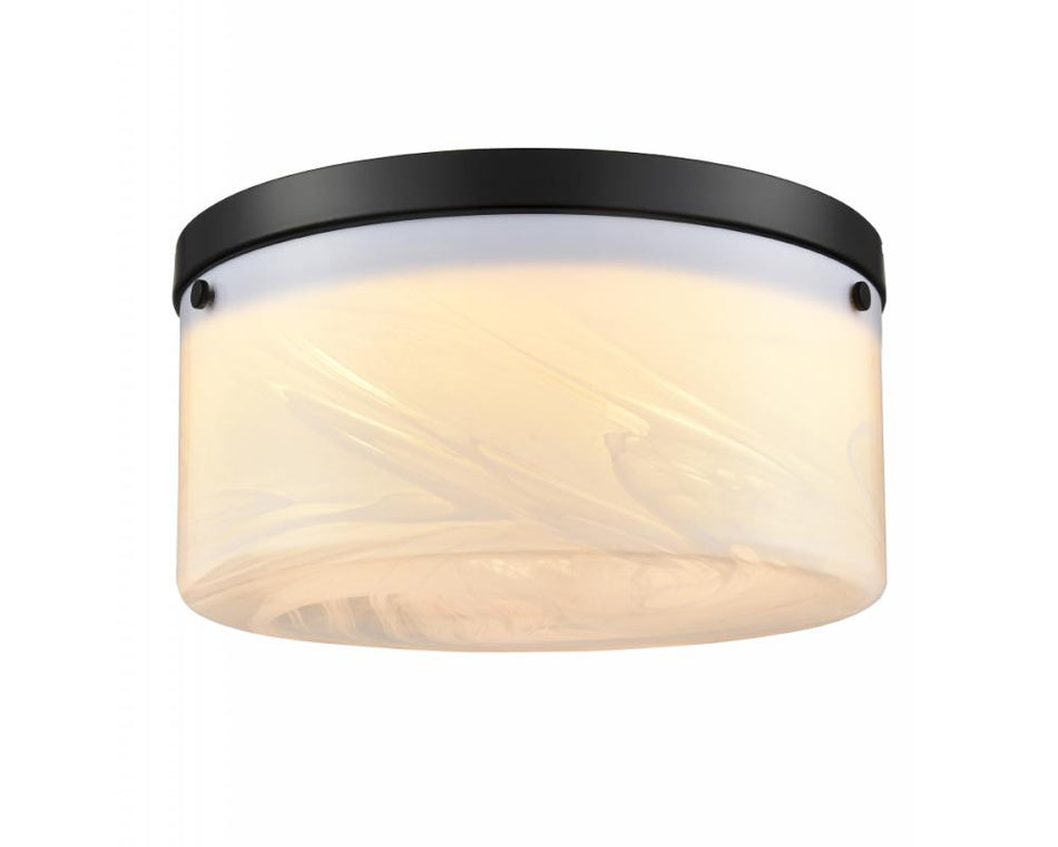 Drum Shade Flush Mount from the Bessemer Collection