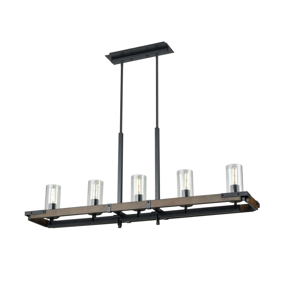 Traditional 5 Light Chandelier from the Okanagan Collection