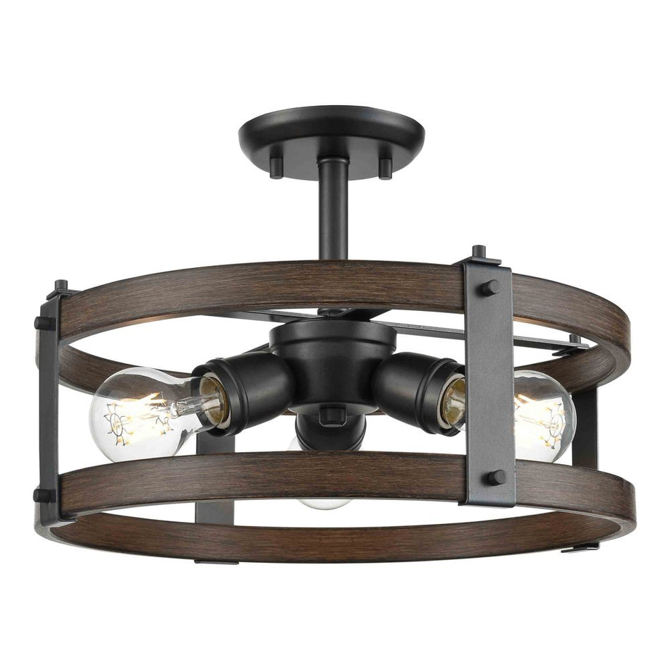 Transitional Semi-Flush Mount from the Oakhurst Collection