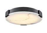 Drum Shade Flush Mount from the Petra Collection