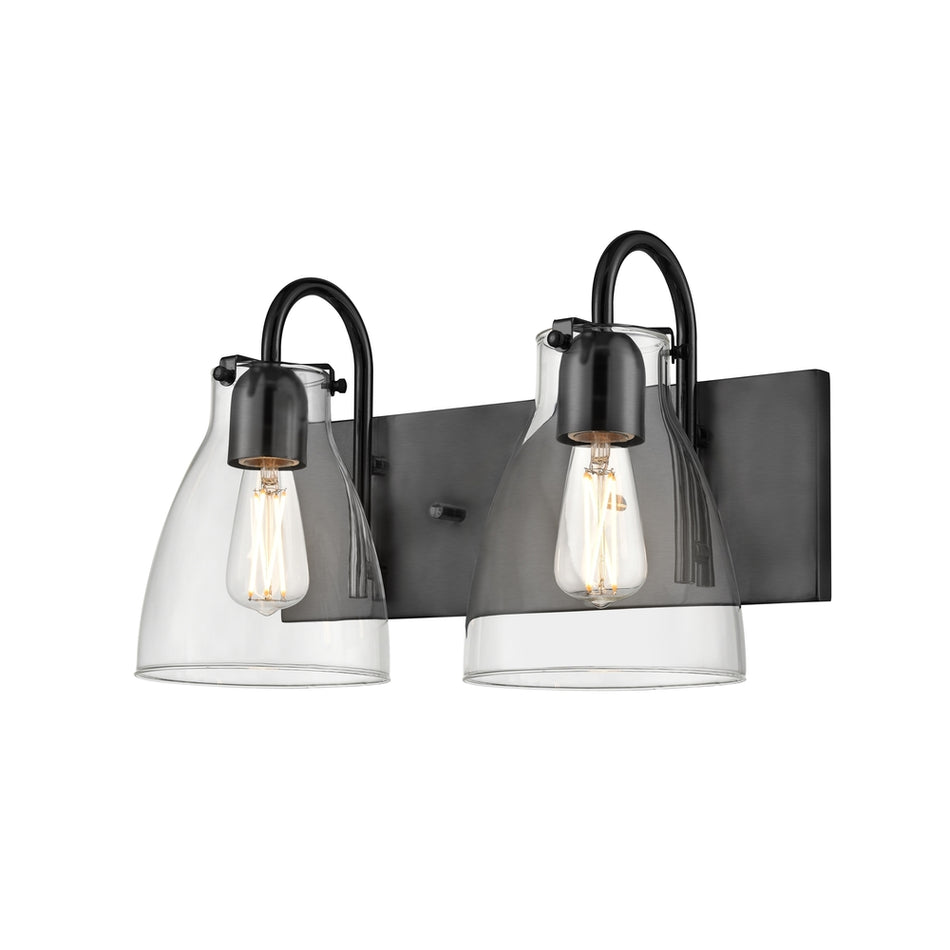 Transitional Vanity Light from the Emma Collection