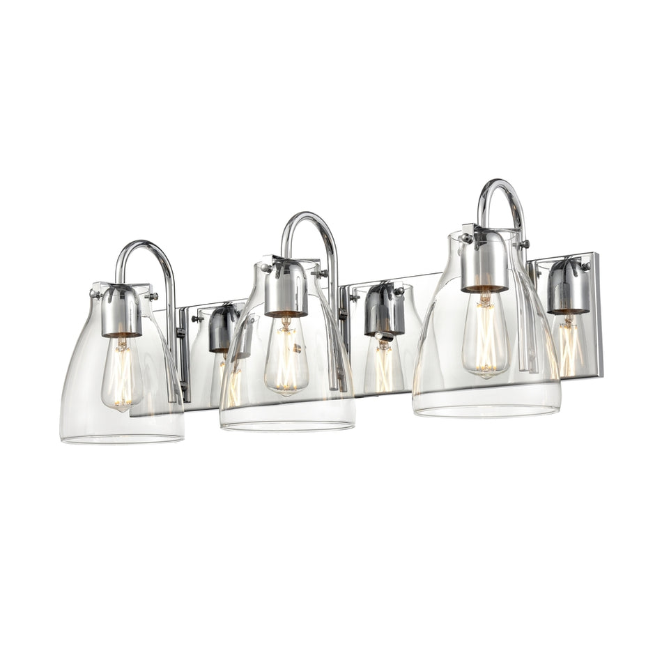Transitional Vanity Light from the Emma Collection