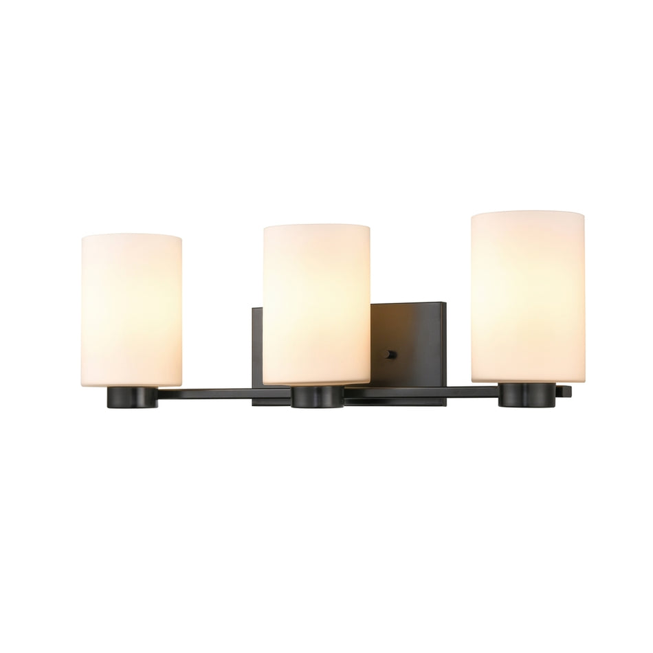 Transitional Vanity Light from the Manitou Collection