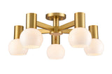 Semi-Flush Mount from the Lillooet Collection