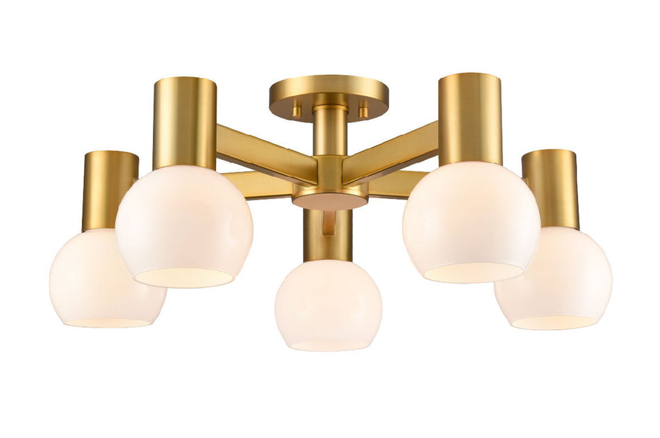 Semi-Flush Mount from the Lillooet Collection