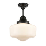 Traditional School House Semi-Flush Mount from the Schoolhouse Collection